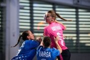 Mária Bartková vo finálovom zápase Slovensko - Chorvátsko na EURO U17 v hádzanej v Čiernej Hore.