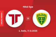 AS Trenčín - MŠK Žilina: ONLINE prenos zo zápasu 4. kola Niké ligy.