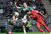 Brankár Samuel Petráš v zápase ETO Győr - SK Rapid Viedeň.