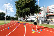 Otvorenie športového areálu pri Základnej škole Pankúchova v mestskej časti Petržalka.