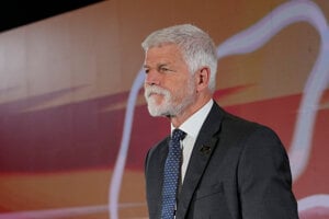 Český prezident Pert Pavel.