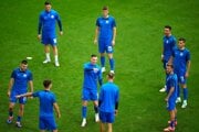 Futbalisti Slovenska pred zápasom Slovensko - Anglicko v osemfinále EURO 2024.