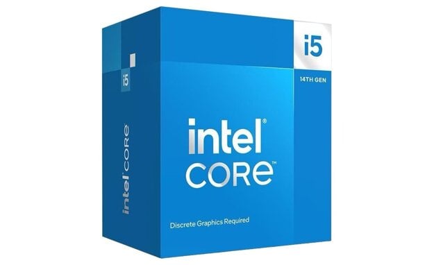 Intel Core i5-14400F má celkovo 10 jadier – 6 výkonných a 4 úsporné, určené pre menej náročné úlohy. Nie je extrémne horúci, takže jeho teploty udržíš na uzde aj s relatívne lacným chladičom. (zdroj: Intel)