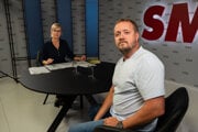 Ján Čurilla v Aréne s Janou Krescanko Dibákovou