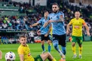Momentka zo zápasu Žilina - ŠK Slovan Bratislava