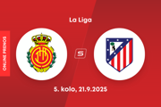 RCD Mallorca - Atlético Madrid: ONLINE prenos z 5. kola La Ligy.