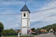Zvonica v Hrušovom. 