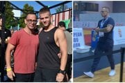 Marek Pentka (vľavo) sa s bratom Samuelom zúčastnil aj akcie 1000 Pull Up Challenge.