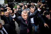 Andrej Babiš po víťazstve vo voľbách. 