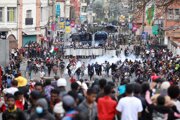 Protesty v Antananarive na Madagaskare proti chronickým výpadkom elektriny a vody.