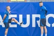 Stanislav Lobotka a Milan Škriniar