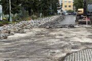 Ulica Makoveckého v Prievidzi prechádza kompletnou rekonštrukciou.