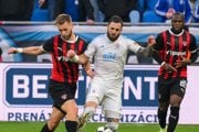 Fotka zo zápasu Slovan Bratislava - Spartak Trnava.