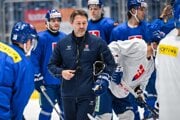 Hlavný tréner slovenskej hokejovej reprezentácie Vladimír Országh.