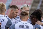 Futbalisti FK Železiarne Podbrezová.
