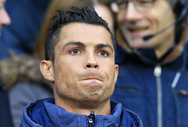 Cristiano Ronaldo sledoval zápas iba ako divák.