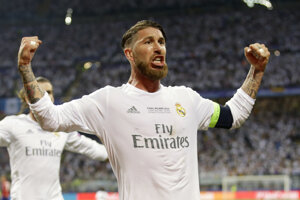 Prvý gól zápasu dal kapitán Realu Madrid Sergio Ramos.