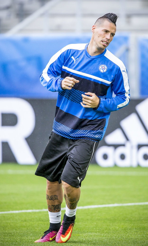 Marek Hamšík sa pripravuje na zápas proti Walesu.