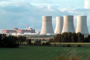 Česká jadrová elektráreň Temelín.