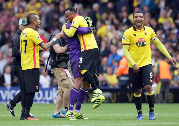 Watford oslavoval druhé ligové víťazstvo v sérii.