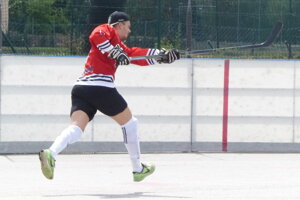 Skalická hokejbalová liga, semifinále Indiáni - Legendy