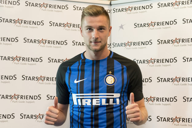 Milan Škriniar v drese Interu Miláno.
