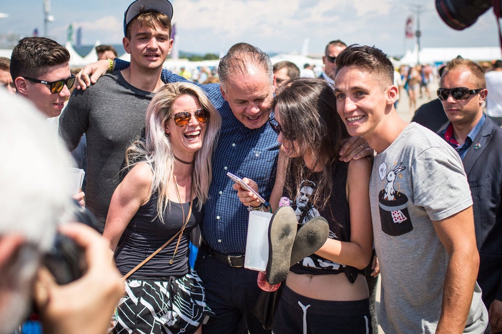 Na festivale sa ukázal aj prezident Andrej Kiska.