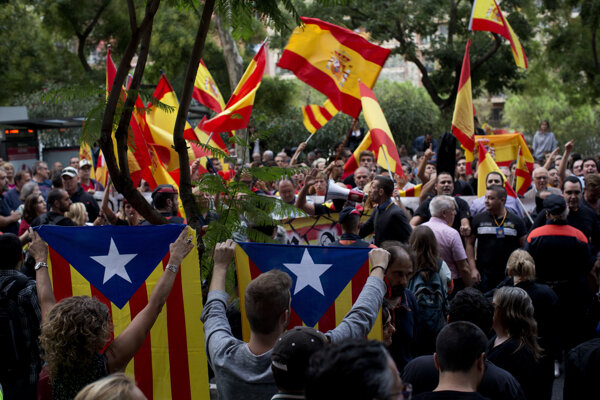 Študenti obsadili univerzitu v Barcelone
