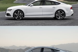 Porovnanie starej a novej generácie A7 Sportback.