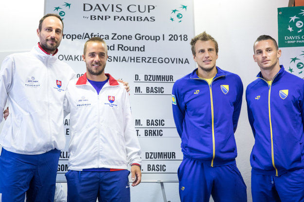 Zľava Igor Zelenay, Andrej Martin, Mirza Bašič, Tomislav Brkič.