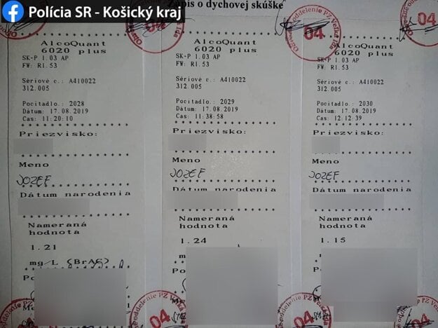 Nafúkal vyše 2,5 promile