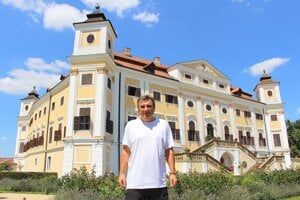 Evžen Boček, kastelán zámku v Miloticiach. 