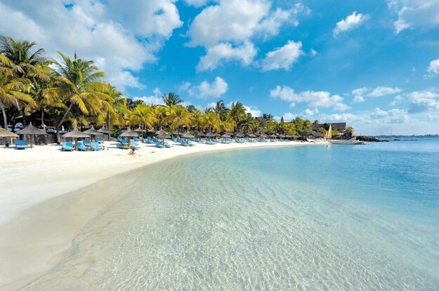 Pláž Grand Baie Beachcomber Royal Palm