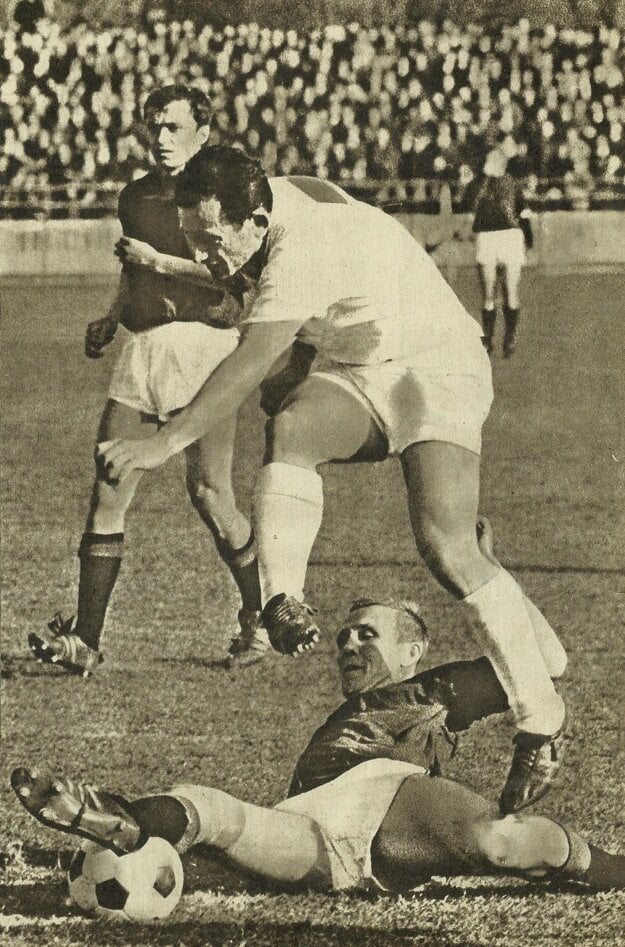 Milan Navrátil v útoku, jar 1968