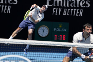 Filipovi Poláškovi robilo v semifinále Australian Open najväčšie problémy ostré slnko.