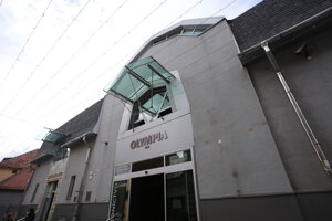 Kino Olympia v centre mesta.