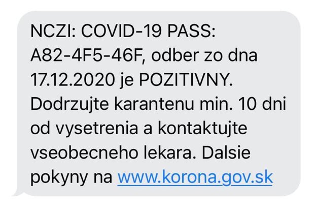 Premiérov status po pozitívnom náleze.