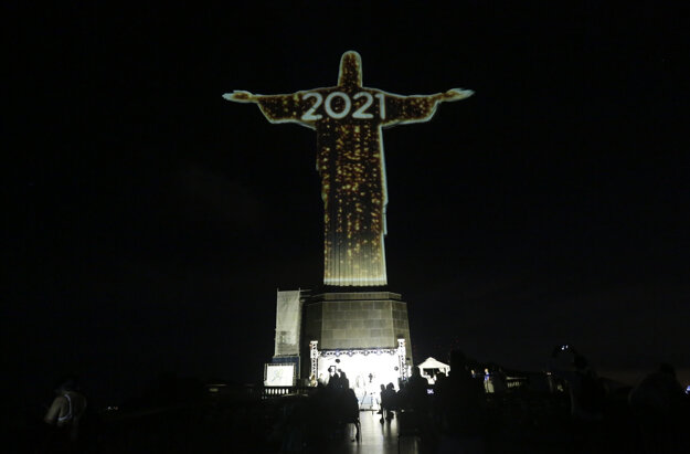 Oslavy príchodu Nového roka v brazílskom Riu de Janeiro.