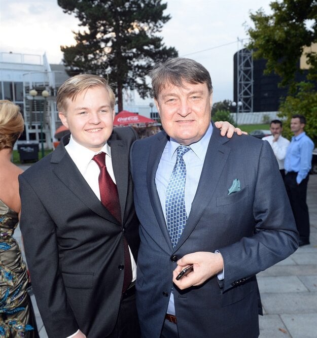 Ladislav Štaidl so synom Arturom.