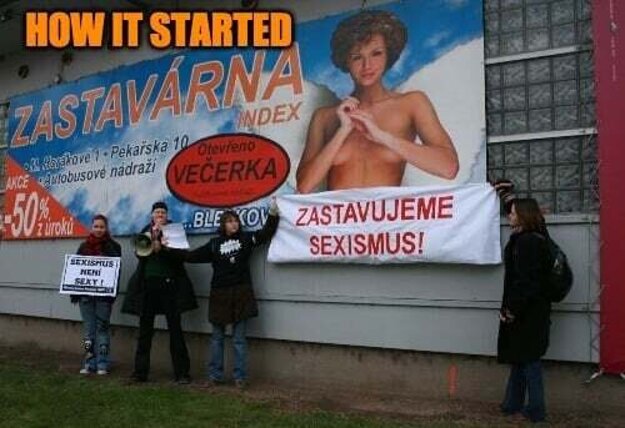 Jedna zo starších reklám Indexu z roku 2009.