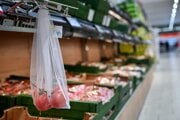 Na snímke eko-sieťka v jednej z predajní Lidl v rámci tlačovej konferencie spoločnosti Lidl a iniciatívy Upracme Slovensko na tému Výmena všetkých mikroténových vrecúšok za eko-sieťky v jednej z predajní, 27. februára 2024 v Bratislave. 