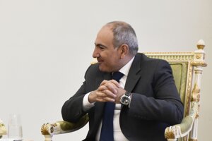 Arménsky premiér Nikol Pašinjan.