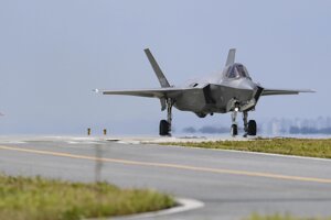 Bojová stíhačka F-35A.