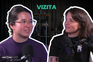 Simona Schwarz a Denisa Prokopčáková v podcaste Vizita.