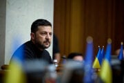 Ukrajinský prezident Volodymyr Zelenskyj.
