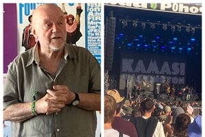 Peter Lipa sa z tlačovky na Pohode presunul na koncert, na rovnakom stejdži vystupoval Kamasi Washington.