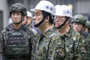 Taiwanský prezident Laj Čching-te.