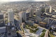 Vizualizácia projektu Ister Tower.