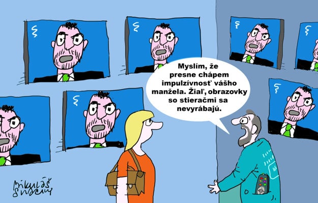 Po tlačovke. (zdroj: Sliacky)