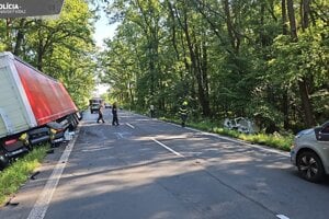 Vodič dodávky zrážku s kamiónom neprežil